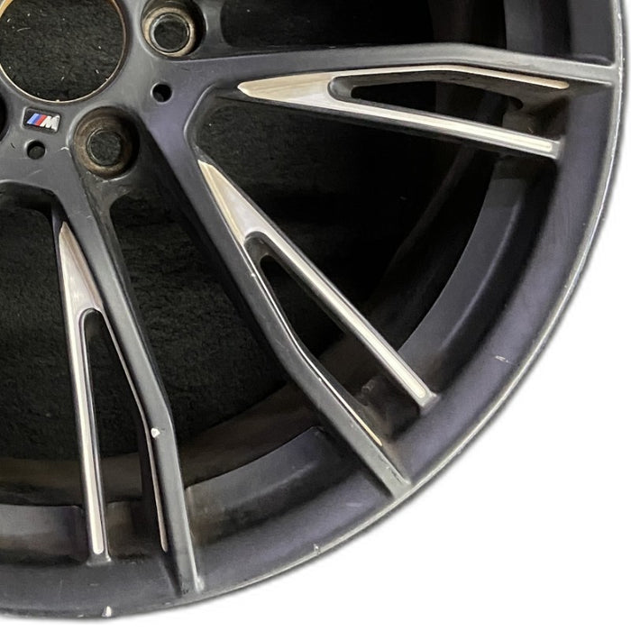 20" BMW 320i 15 20x8 10 Y spoke narrow spoke opening black matte finish Original OEM Wheel Rim