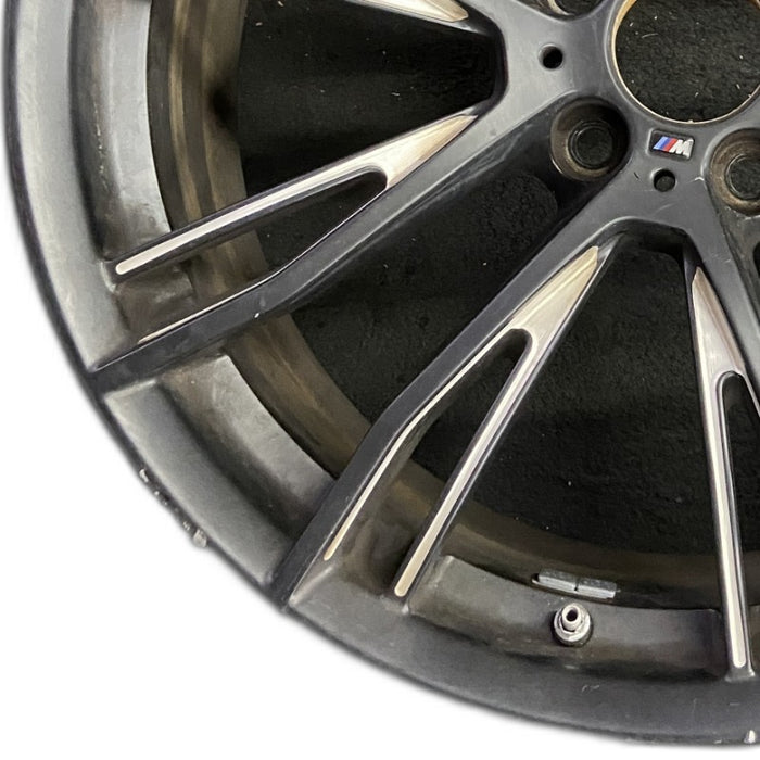 20" BMW 320i 15 20x8 10 Y spoke narrow spoke opening black matte finish Original OEM Wheel Rim