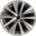 17" LEXUS ES250 21 17x7.5 Original OEM Wheel Rim - Front View