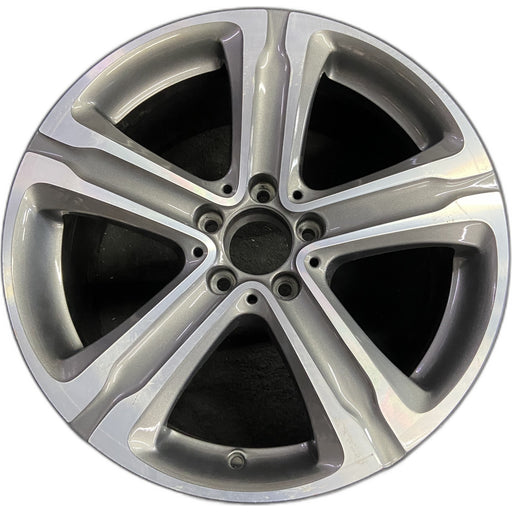 18" MERCEDES GLC-CLASS 16 , 18x8 , straight spokes Original OEM Wheel Rim - Front View