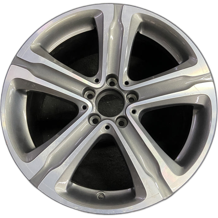 18" MERCEDES GLC-CLASS 16 , 18x8 , straight spokes Original OEM Wheel Rim - Front View