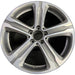 18" MERCEDES GLC-CLASS 16 , 18x8 , straight spokes Original OEM Wheel Rim - Front View