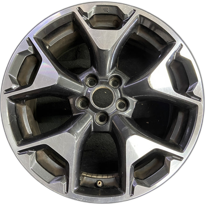 17" XV CROSSTREK 18-20 17x7 , w/machined face Original OEM Wheel Rim - Front View