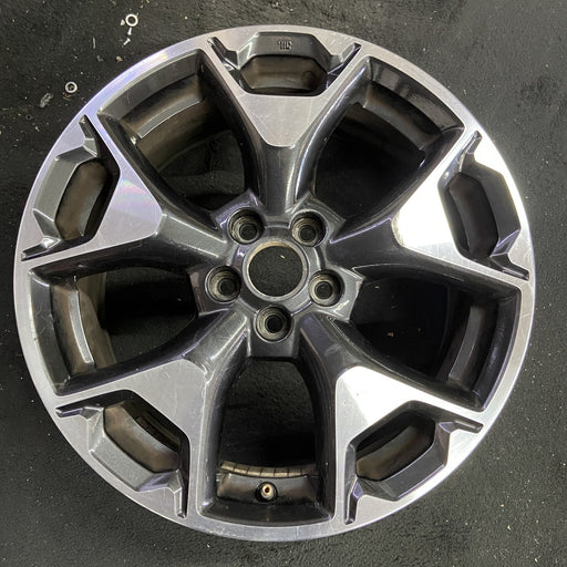 17" XV CROSSTREK 18-20 17x7 , w/machined face Original OEM Wheel Rim - Angle View