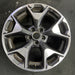 17" XV CROSSTREK 18-20 17x7 , w/machined face Original OEM Wheel Rim - Angle View