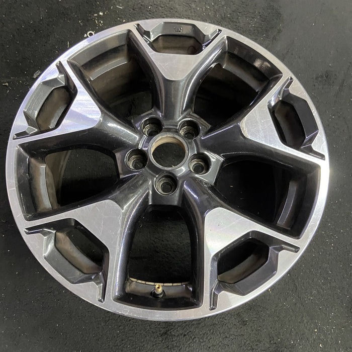17" XV CROSSTREK 18-20 17x7 , w/machined face Original OEM Wheel Rim - Side Profile
