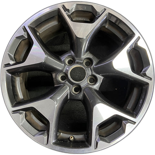 17" XV CROSSTREK 18-20 17x7 , w/machined face Original OEM Wheel Rim - Front View