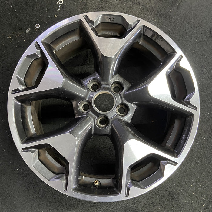 17" XV CROSSTREK 18-20 17x7 , w/machined face Original OEM Wheel Rim - Angle View