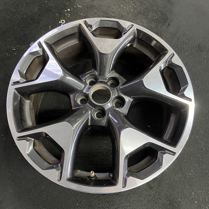 17" XV CROSSTREK 18-20 17x7 , w/machined face Original OEM Wheel Rim - Side Profile