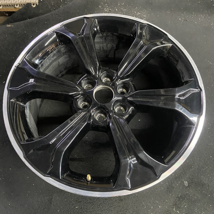 22" EXPEDITION 22-24 22x9.5, 6 spoke, black Original OEM Wheel Rim - Side Profile