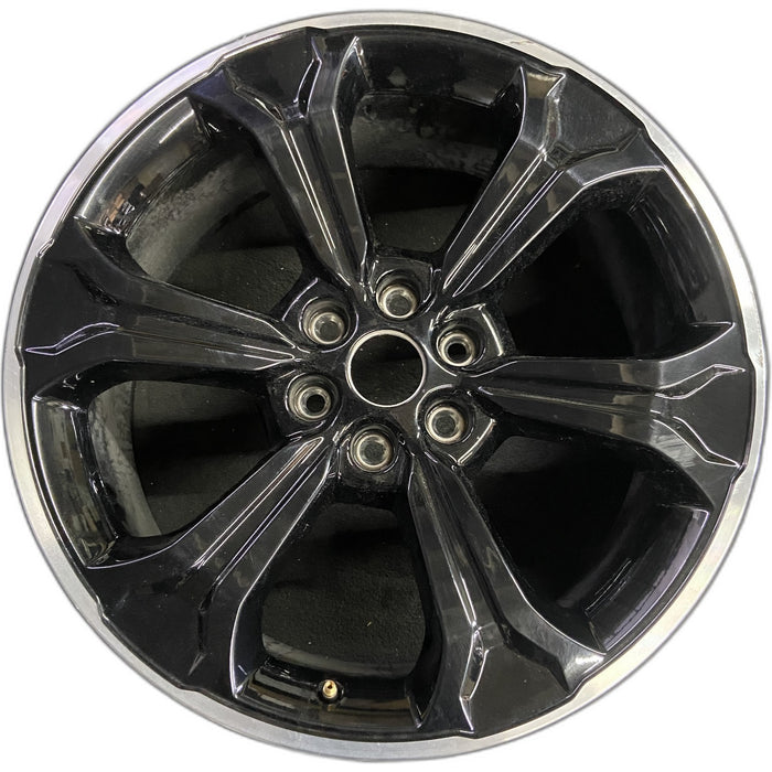 22" EXPEDITION 22-24 22x9.5, 6 spoke, black Original OEM Wheel Rim - Front View