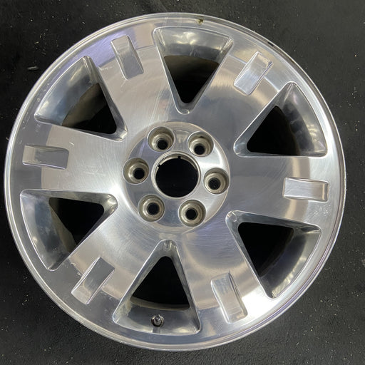 20" SIERRA 1500 PICKUP 07 , 20x8.5, 6 spoke, polished finish Original OEM Wheel - Angle View
