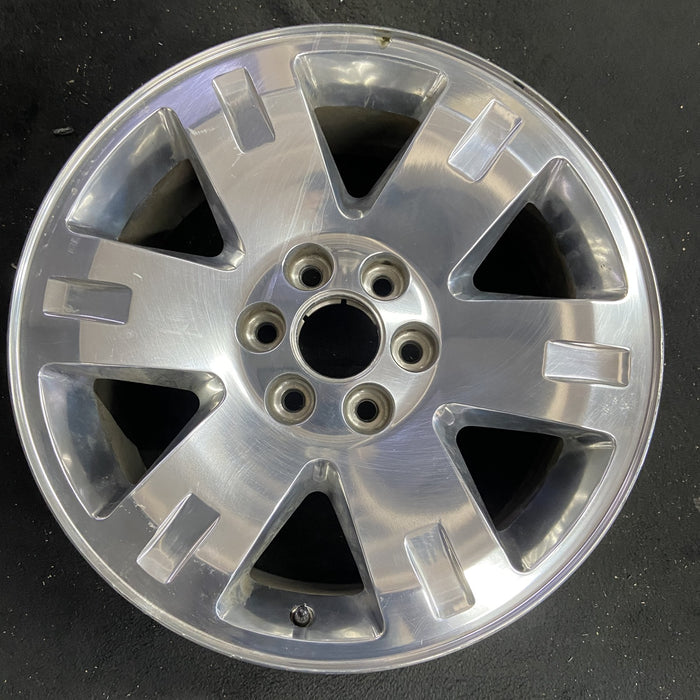 20" SIERRA 1500 PICKUP 07 , 20x8.5, 6 spoke, polished finish Original OEM Wheel - Angle View