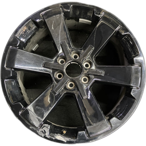 22" ESCALADE 15-20 22x9, 6 spoke, single, black Original OEM Wheel Rim - Front View
