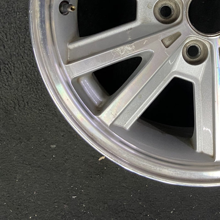 16" MUSTANG 05 16x7 5 split spoke aluminum bright pockets Original OEM Wheel Rim - Additional View