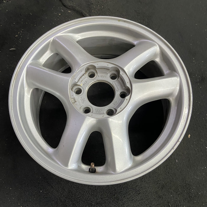 17" ENVOY 02-03 , aluminum, , Original OEM Wheel Rim - Angle View