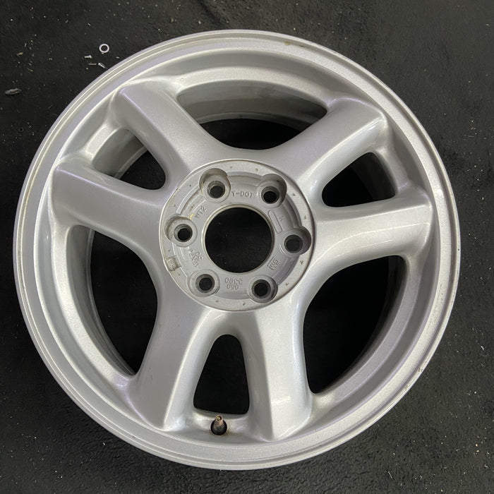 17" ENVOY 02-03 , aluminum, , Original OEM Wheel Rim - Side Profile