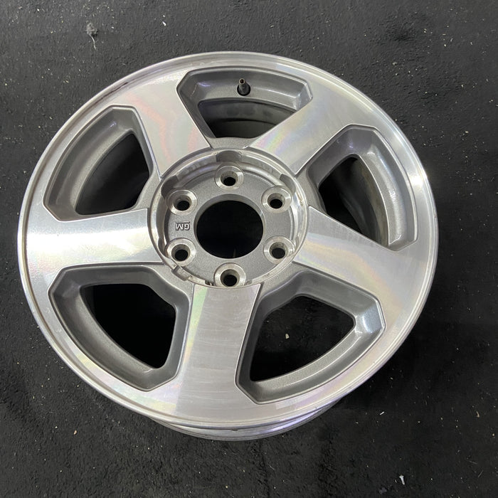 16" TRAILBLAZER 02-03 16x7, aluminum, 5 spoke, opt QC3 , Original OEM Wheel Rim - Close-Up Detail