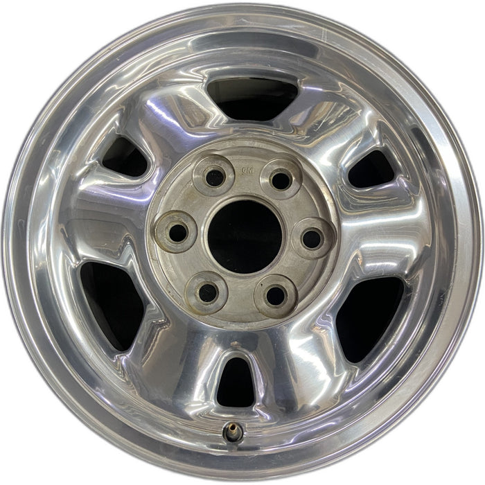 16" SIERRA 1500 PICKUP 00-02 16x7, , rounded spokes, polished Original OEM Wheel Rim
