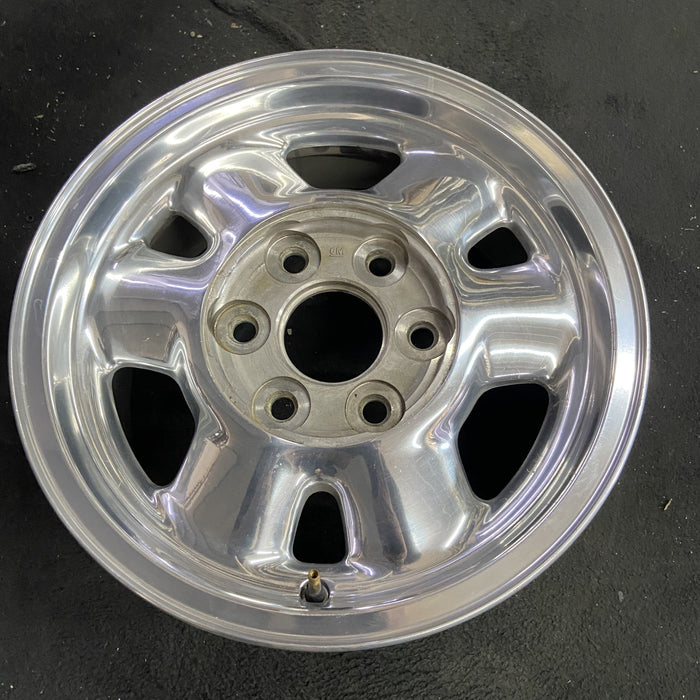 16" SIERRA 1500 PICKUP 00-02 16x7, , rounded spokes, polished Original OEM Wheel Rim