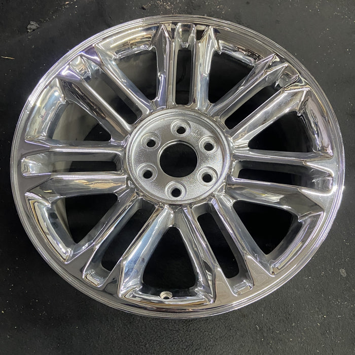 22" ESCALADE 07-11 22x9, 14 spoke Original OEM Wheel Rim - Side Profile