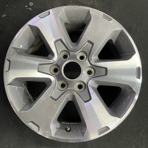 18" FORD F150 PICKUP 10 18x7.5, aluminum, 6 spoke, Original OEM Wheel Rim - Angle View