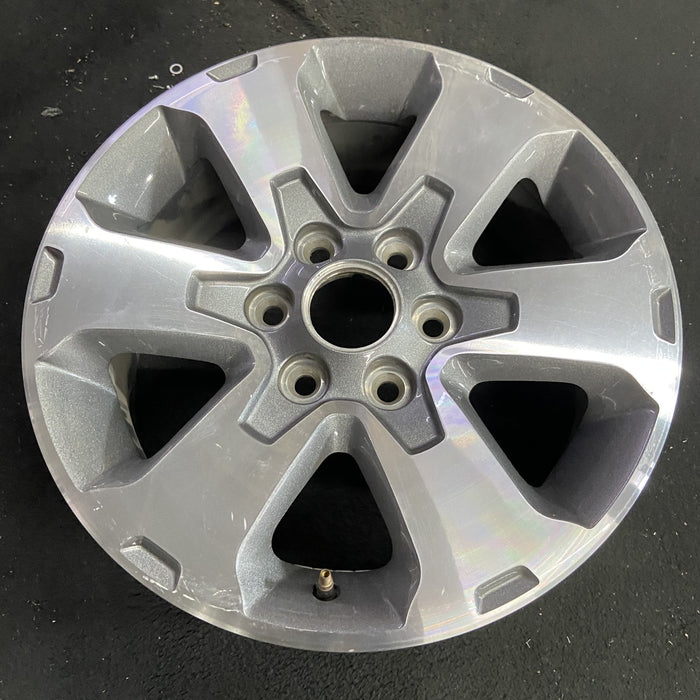 18" FORD F150 PICKUP 10 18x7.5, aluminum, 6 spoke, Original OEM Wheel Rim - Side Profile