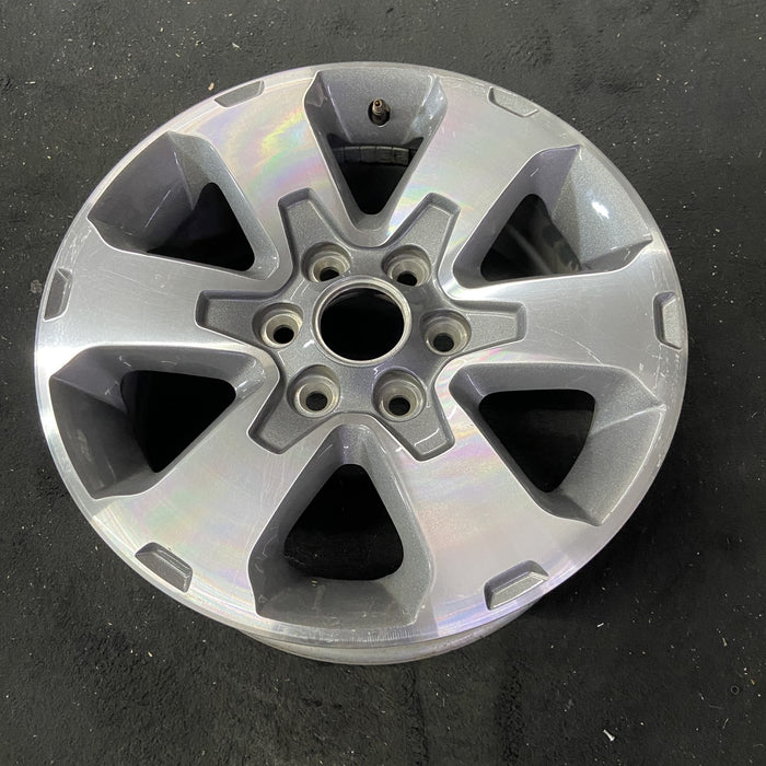 18" FORD F150 PICKUP 10 18x7.5, aluminum, 6 spoke, Original OEM Wheel Rim - Close-Up Detail