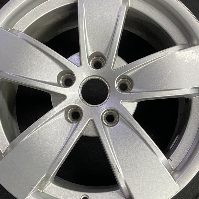 17" GTO 04 17x8 5 spoke without clear coat finish opt PZ9 Original OEM Wheel Rim - Angle View