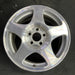 16" LINCOLN LS 00-01 16x7 5 spoke bright silver Original OEM Wheel Rim - Front View