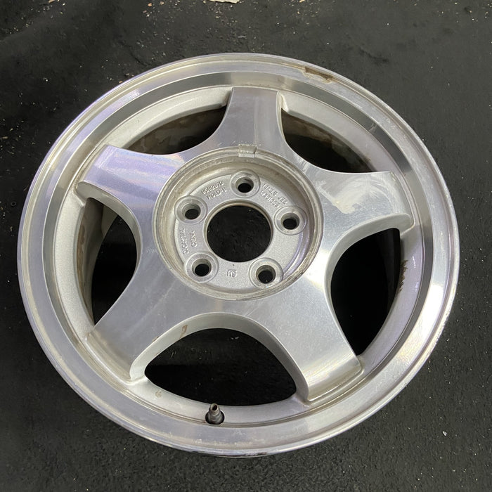 16" IMPALA 00-01 16x6.5, aluminum, 5 slot Original OEM Wheel Rim - Side Profile