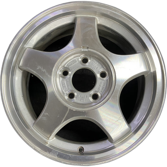 16" IMPALA 00-01 16x6.5, aluminum, 5 slot Original OEM Wheel Rim - Front View