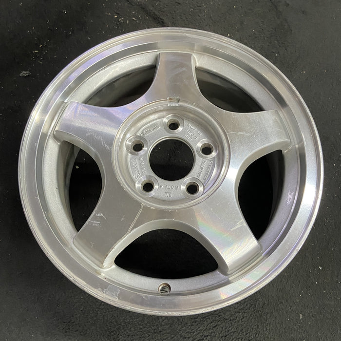16" IMPALA 00-01 16x6.5, aluminum, 5 slot Original OEM Wheel Rim - Side Profile