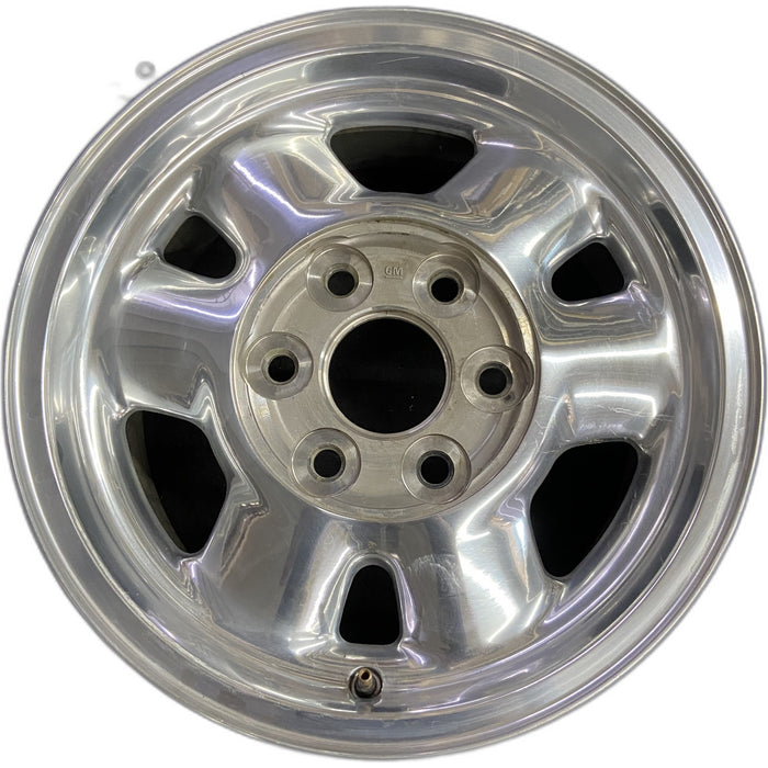 16" SIERRA 1500 PICKUP 00-02 16x7, , rounded spokes, polished Original OEM Wheel Rim