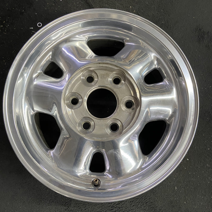 16" SIERRA 1500 PICKUP 00-02 16x7, , rounded spokes, polished Original OEM Wheel Rim