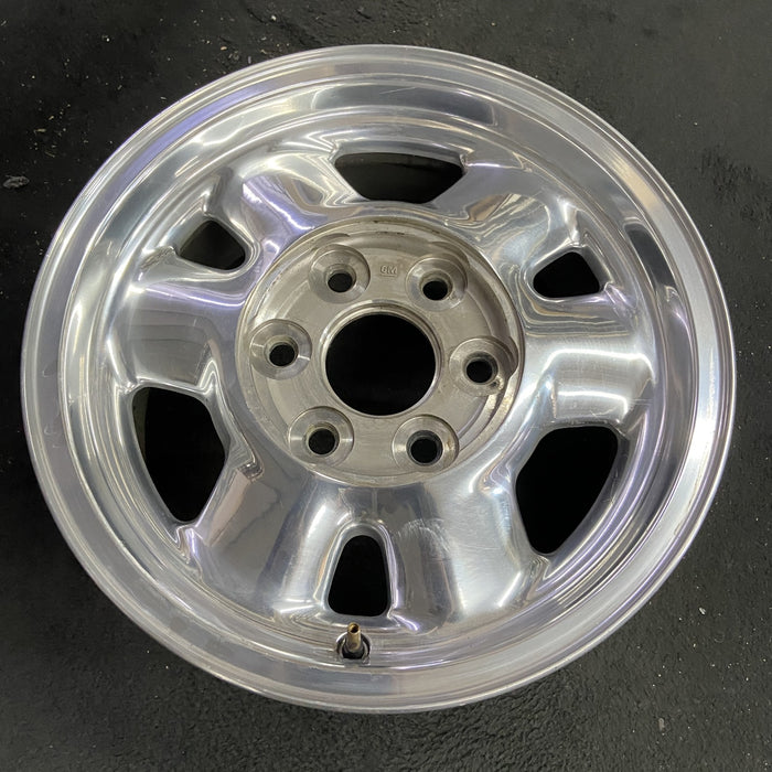 16" SIERRA 1500 PICKUP 00-02 16x7, , rounded spokes, polished Original OEM Wheel Rim