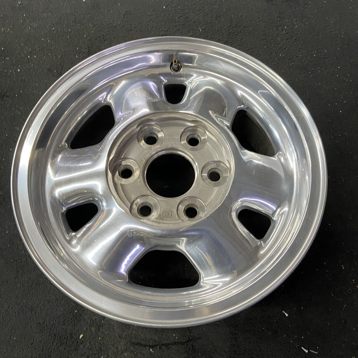 16" SIERRA 1500 PICKUP 00-02 16x7, , rounded spokes, polished Original OEM Wheel Rim