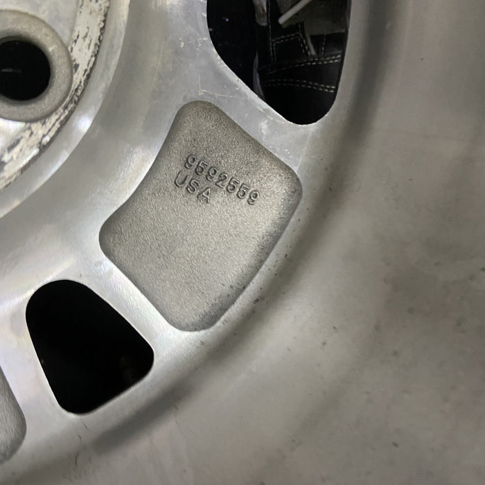 16" SIERRA 1500 PICKUP 00-02 16x7, , rounded spokes, polished Original OEM Wheel Rim