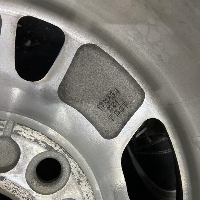 16" SIERRA 1500 PICKUP 00-02 16x7, , rounded spokes, polished Original OEM Wheel Rim