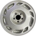 15" TAURUS 94-95 15x6 aluminum 10 slots Original OEM Wheel Rim - Front View