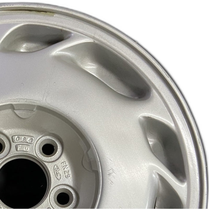 15" TAURUS 94-95 15x6 aluminum 10 slots Original OEM Wheel Rim - Side Profile