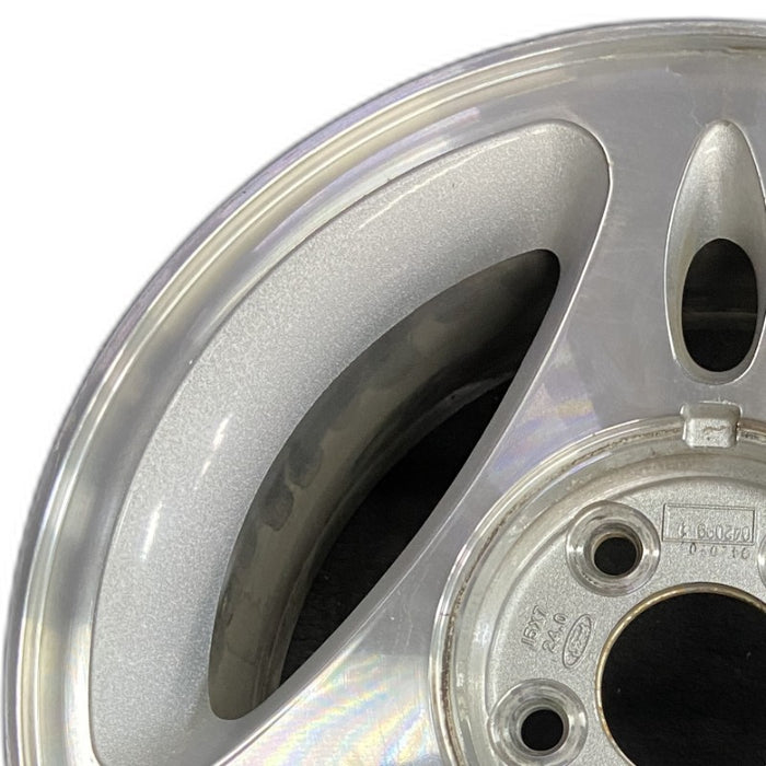 15" MUSTANG 97-98 15x7 3 spoke alloy machined Original OEM Wheel Rim - Angle View