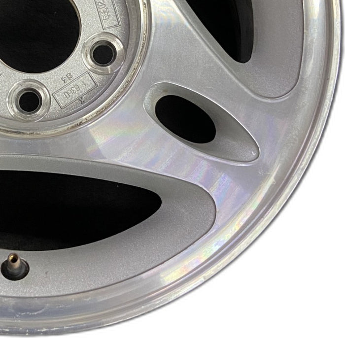 15" MUSTANG 97-98 15x7 3 spoke alloy machined Original OEM Wheel Rim - Close-Up Detail