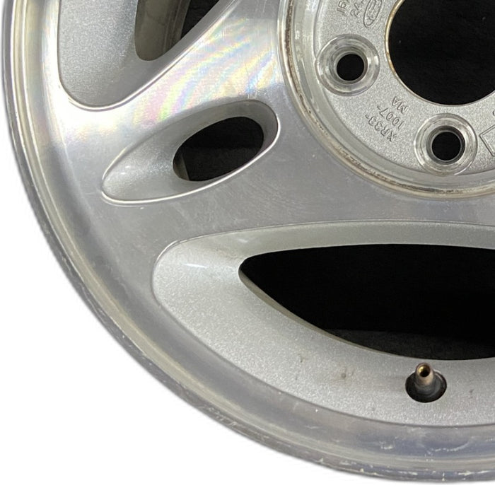 15" MUSTANG 97-98 15x7 3 spoke alloy machined Original OEM Wheel Rim - Back View