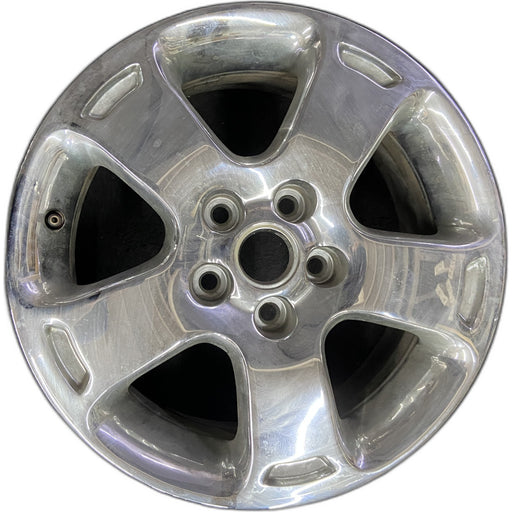 16" HHR 06-07 16x6.5, aluminum, , machined finish Original OEM Wheel Rim - Front View
