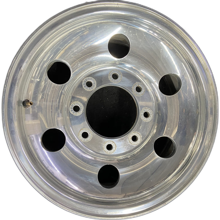 16" EXCURSION 04-05 , aluminum, 6 round holes Original OEM Wheel Rim - Front View