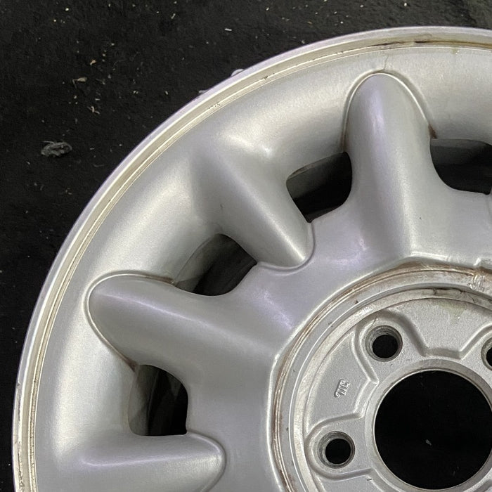 16" RIVIERA 95 16x7 aluminum 12 spoke Original OEM Wheel Rim - Side Profile