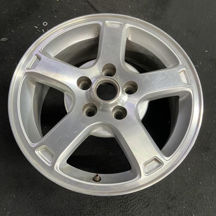 16" IMPALA 03-05 16x6.5, aluminum, 5 slot, machined finish Original OEM Wheel - Side Profile