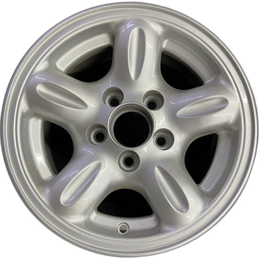 14" MAZDA B-2300 94-97 4x2, 14x6, alloy, 5 spoke Original OEM Wheel Rim - Front View