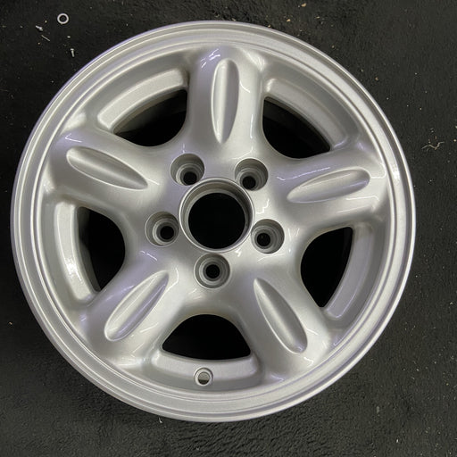 14" MAZDA B-2300 94-97 4x2, 14x6, alloy, 5 spoke Original OEM Wheel Rim - Angle View